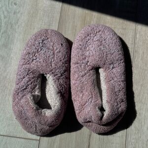 Lemon Plush Mauve Old Slippers